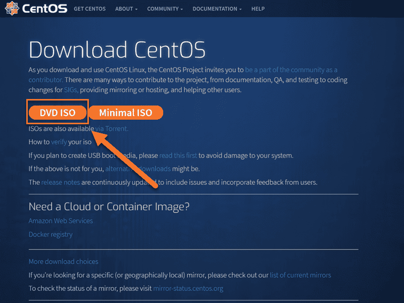 Centos 8 server download